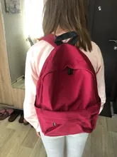 Mochilas para mujeres liso Simple estudiantes dulce de gran capacidad para mujer estilo coreano mochila Ins cremallera de todo-Partido bolsa de viaje