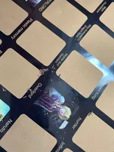 Decoración de la parte superior del hogar, póster de Anime rascador, lista de cubo de Anime, iconos artísticos prémium, gran regalo para los fanáticos del Anime, 100