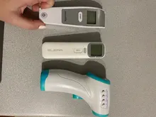 ELERA-termómetro Digital infrarrojo LCD para bebés, medidor de temperatura corporal sin contacto para la frente y la oreja
