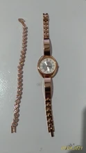 Marca Lvpai 2 uds las mujeres relojes de pulsera de las mujeres de la moda vestido de mujer reloj de pulsera de lujo reloj de cuarzo rosa dorado conjunto dropshipping