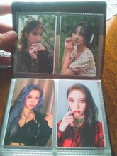 64 tarjetas de capacidad Mini titular carpetas álbumes con bling funda transparente para 6*6*9cm juegos tarjeta multifunción manga titular