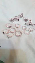 Tocona 14 unids/set Vintage Color de plata antiguo anillo para mujer rosa girasoles Cruz geométrico joyas bohemias 4 кольцо 6391