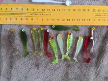 Soft Lures Artificial-Lure Spinnerbait Sea Fishing Fish-Surface Silicone QXO 12pcs/Lot