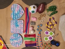 Juguetes antiestrés para niños y adultos, paquete de juguetes sensoriales para aliviar el autismo y ansiedad, burbuja antiestrés, 20/23/24/27 Uds.