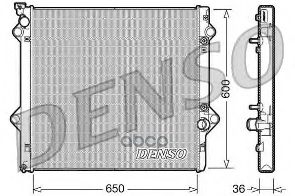 Радиатор Системы Охлаждения Toyota: Land Cruiser Lexus: Gx Denso арт. DRM50049