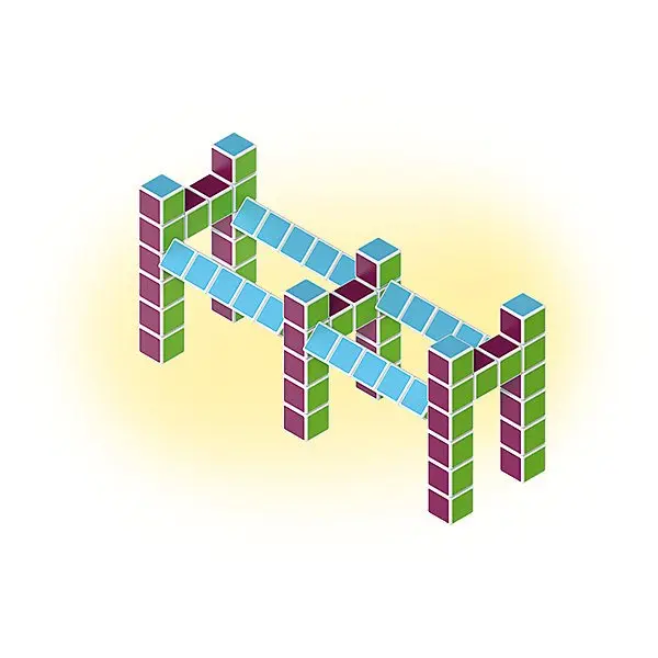 Конструктор магнитный Geomag "MagiCube" 64 детали