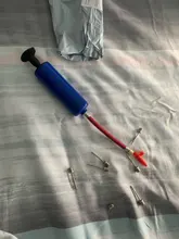 Juego de bomba de mano con manguera de aire, 10 Uds.