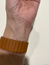 Correa de cuero para Apple Watch, banda magnética de 44mm, 40mm, 38mm y 42mm para reloj inteligente iWatch series 3, 4, 5, se, 6