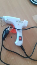 Pistola de pegamento de fusión en caliente Industrial, Mini termoeléctrico, temperatura de calor, herramienta de reparación neumática DIY, enchufe de la UE, EE. UU., CA de 110V-220V, 20W