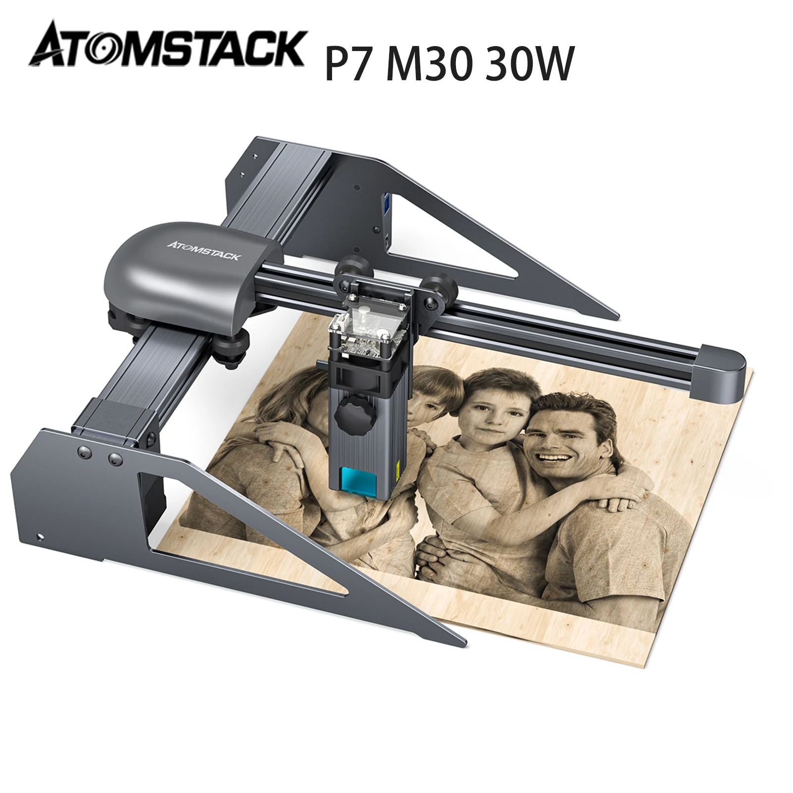 Laser Engraver ATOMSTACK P9 P7 M50 Portable 50W  CNC Desktop DIY Dual Compression Spot Ultra-thin 10W Laser Output Fixed-Focus best budget 3d printer 3D Printers