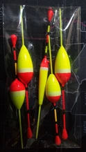 Flotador de espuma para pesca en hielo, conjunto de boya para carpa, accesorios de aparejos de pesca, tamaño 1g 2g 3g, 5 unids/lote