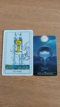 Tarot-Cards Deck Table-Board-Games Divination Witchcraft Fate Silver English Guidebook