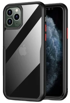 

Protective Case for iPhone 11 pro with black frames and Red Buttons, ultra hybrid series from caseport
