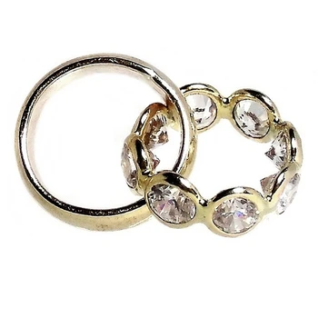 

Pendant 14k Gold Filled/20 alliances 8 zircons 3,5mm. And smooth [6057]