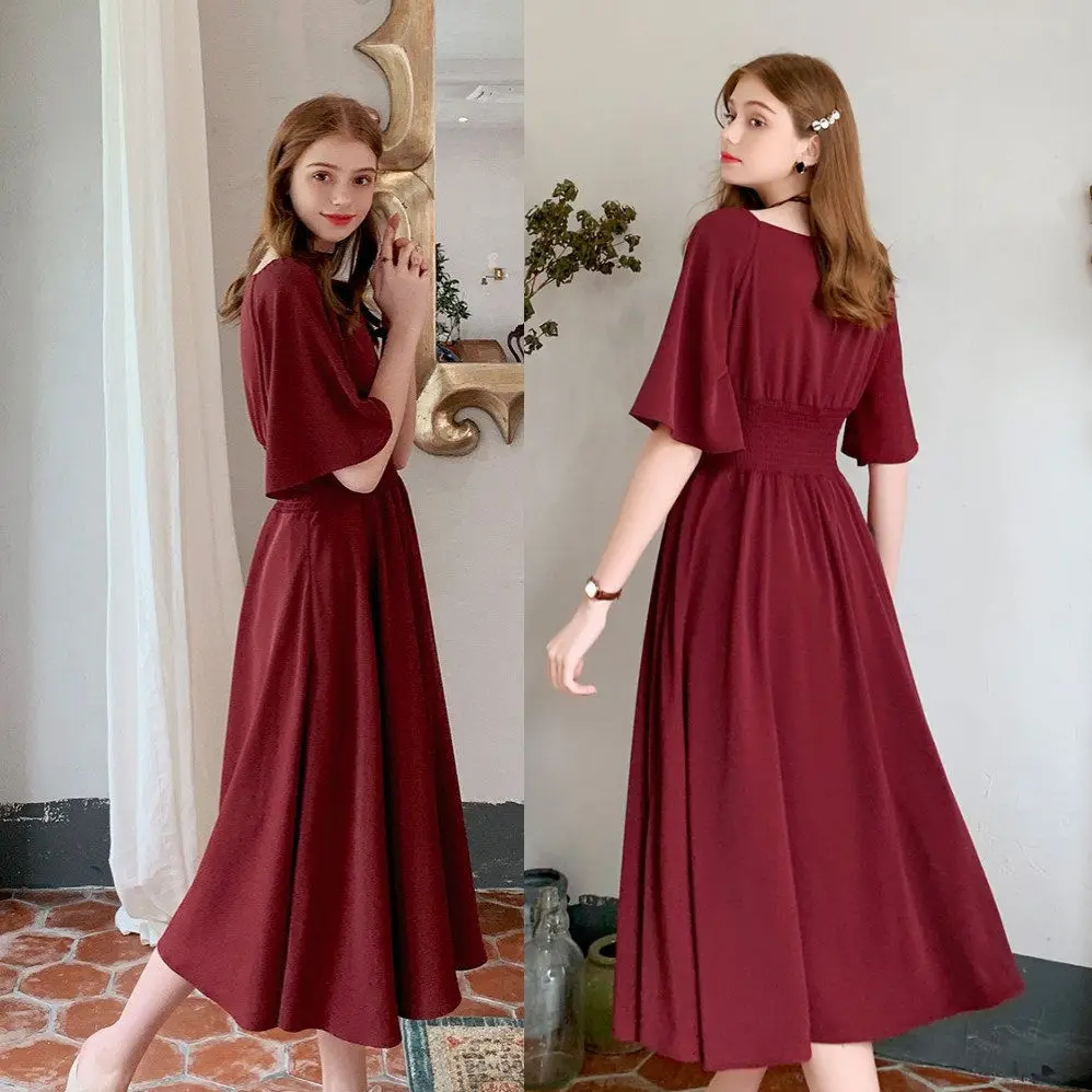 Большая женская толстая мм французская Ретро длинная юбка Новинка супер