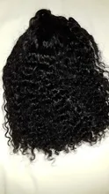 13x4 rizado pelucas de cabello humano brasileño profundo onda de encaje frente pelucas de cabello humano sin costuras Pre arrancado peluca Frontal de encaje pelucas para mujeres