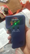 Lector de códigos EM4100 TK4100 RFID, copiadora de mano de 125KHz, lector de programador duplicador, EM4305 T5577, lector de códigos de identificación reescribibles