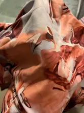 OrangeA-vestido entallado de manga larga para mujer, vestido de fiesta con estampado estético fruncido, elástico, informal, moda, trajes ajustados de cuello alto