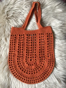 

Cotton macrame file bag handmade beach bag crochet bag shopping bag tote bag shoulder bag hand bag knit beach bag free fast ship