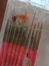 ROSALIND Uña de los cepillos conjunto para herramienta DIY de manicura de 3D Gel acrílico cepillos de pluma de Arte de uñas cepillo para Diseño de uñas