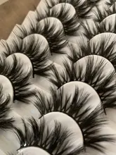 5/8 pares 3D visón pestañas 20mm pestañas 3D de pestañas falsas naturales NATURALES DE Pestaña de visón extensión belleza maquillaje pestañas