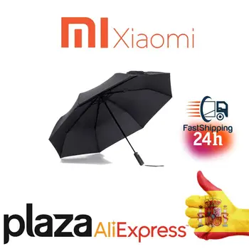 

Xiaomi Mi Jia automatic umbrella sunny rainy summer rainy foil back waterproof UV Sunshade man woman