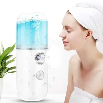 

Mini Handheld Water Replenishment Instrument Usb Rechargeable Nano Spray Facial Steamer Facial Humidifier