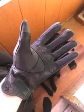 Guantes de motocicleta unisex de cuero y carbón para invierno, guantes de moto para hombre y mujer, para motocross, ATV