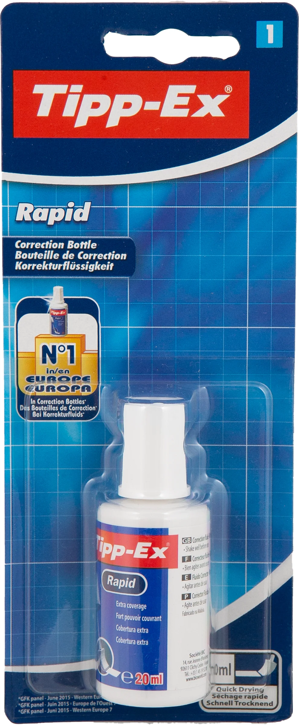 Корректирующая жидкость ТМ Rapid (Рапид) | Канцтовары для офиса и дома