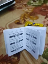 Llaveros con colgante islámico musulmán para mujer, Mini llaveros para libro del Corán, Ark, corán, papel Real, puede leer joyería religiosa pequeña, 1 ud.