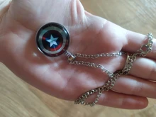 Colgante redondo convexo de cristal con forma de corazón de energía para hombre, ropa o collar, joyería, cadena, 2020