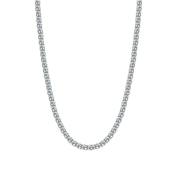 

Silver necklace with cubic zirconium sunlight sample 925