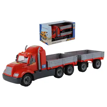 

Other Occupations Toys Polesie Mike car flatbed trailer (box) games for boys and girls for kids toy for children Pretend Play cars profession
