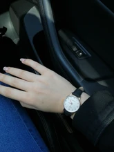 Reloj pequeño Vintage para mujer, correa de cuero, para deportes al aire libre, regalo