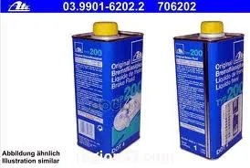 Жидкость Тормозная Dot 4 Typ 200, 1л Ate арт. 03.9901-6202.2