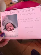 Kit de muñeca de vinilo de Rosalie, juego completo de muñeca realista de tacto suave de color fresco con cuerpo popular con certificado, 20 pulgadas