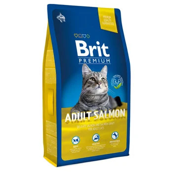 

Brit 8 kg Premium Cat adult salmon D/adult. Cats with salmon in souce-1 pc.