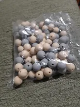 LOFCA 12mm 50 unids/lote perlas de silicona de grado de alimentos mordedor cuentas bebé masticables cuentas de dentición mordedor de silicona diy