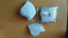 Máscara filtro facial de carbón activado para ciclismo, Mascarilla lavable, 10 unidades