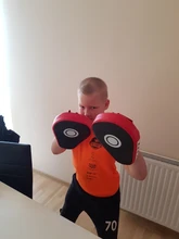 Muay Thai-Muay Thai de boxeo curvo, deflector curvo resistente a los golpes, entrenamiento Sanda, de cuero PU, objetivo de mano de 5 dedos