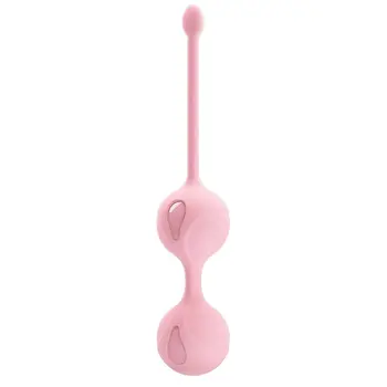 

Pale pink vaginal balls Kegel Tighten Up I