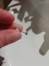 KAMERAON de marca Original de plata 925 pendientes con tuerca para mujeres ronda de esmalte de astigmatismo joyería de moda de oro mujer amentos