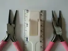 Juego de herramientas y accesorios de diseño para joyería DIY, manija bonita, Color rosa, antideslizante, empalme y fijación