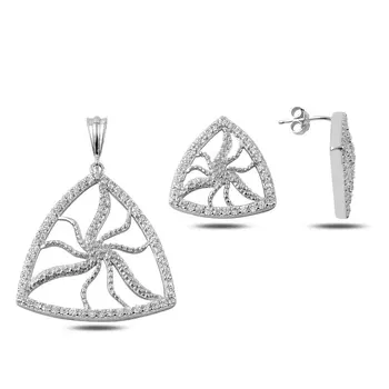 

Angemiel 925 Silver Zircon Stone Set