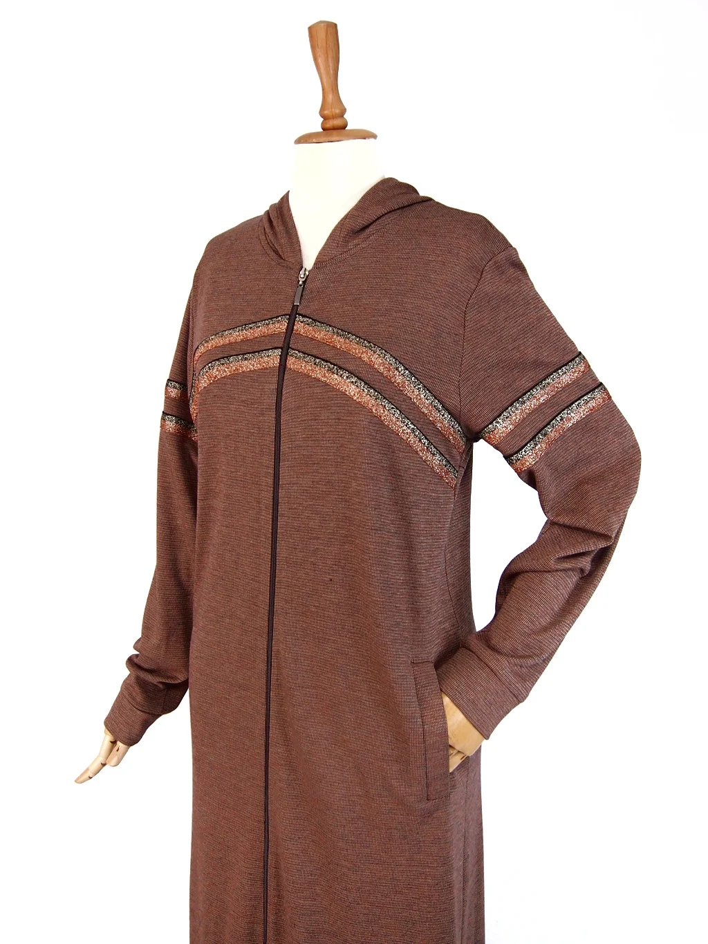 Muslim Abaya Tracksuit Sport Long Dress Women Eid Kaftan Islamic Clothing Hoddies Abayas with Pockets Caftan Robe Femme Reis