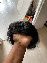 Pelucas de cabello humano peruano para mujeres negras, postizo de ondas profundas con cierre de encaje, 4x4