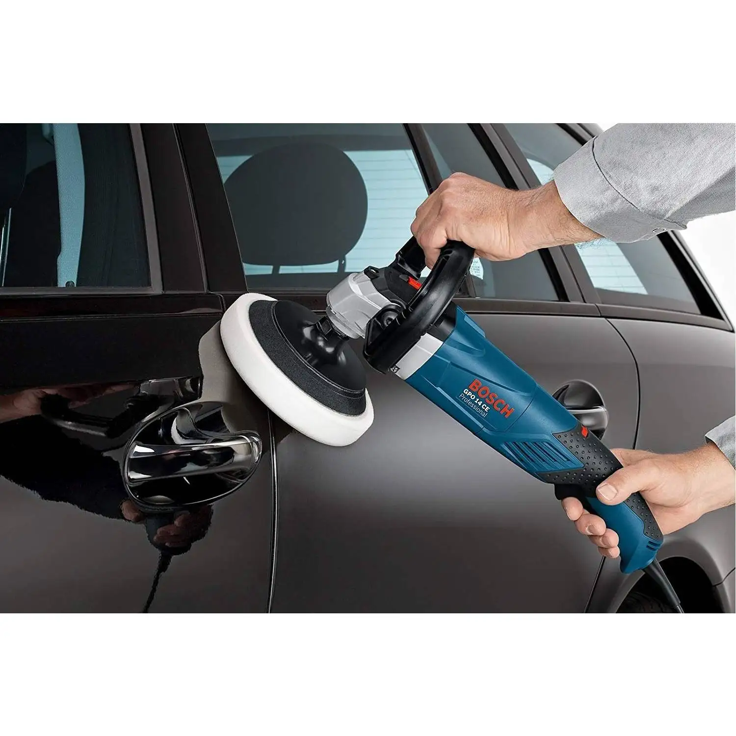 Машина полировальная Bosch GPO 14 CE(Мощность 1400 Вт, 3000 об/мин, М14, диск 180 мм