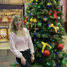 Short Blouses Womens Tops Long-Sleeve Vintage Square-Collar Casual Simple New Bow Solid