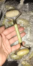 Rodillo de Jade para el cuidado de la piel, masajeador Facial de piedra Natural para cara, ojo Gua Sha, elimina arrugas, herramientas de belleza