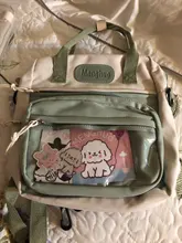 Mini mochilas de estilo coreano impermeables para mujer, bandoleras pequeñas de nailon para adolescentes, mochilas escolares de viaje con flores